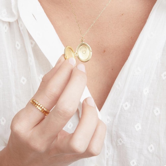 Gorjana Jewelry - Gorjana - Opalite Mini Locket Necklace